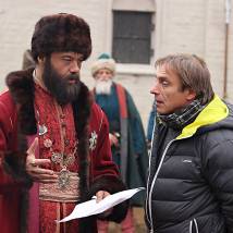 Дмитрий Иосифов, Артур Иванов на съемках сериала "Екатерина. Самозванцы"