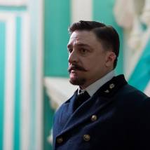Максим Лагашкин на съемках сериала "Воскресенский" (© фото: предоставлено Первым каналом)