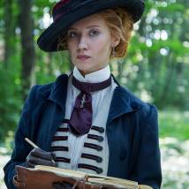Вильма Кутавичюте на съемках сериала "Воскресенский" (© фото: предоставлено Первым каналом)