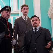 Максим Лагашкин, Андрей Назимов на съемках сериала "Воскресенский" (© фото: предоставлено Первым каналом)