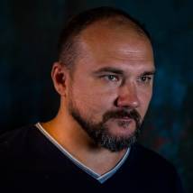 Дмитрий Петрунь на съемках сериала "Воскресенский" (© фото: предоставлено Первым каналом)