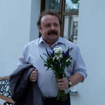 Юрий Внуков на съемках фильма "Галка и Гамаюн"