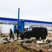 На съемках фильма "Чернобыль: Зона отчуждения. Финал"