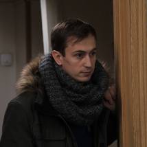 Виталий Гудков на съемках сериала "Анонимный детектив"