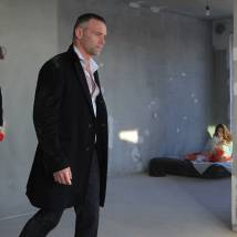 Дмитрий Лавров на съемках сериала "Анонимный детектив"