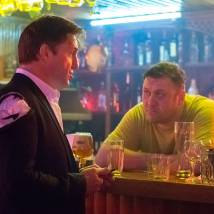 Владимир Вдовиченков, Николай Шрайбер на съемках фильма "Дорогой папа"