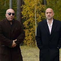 Захар Прилепин на съемках фильма "Гайлер"