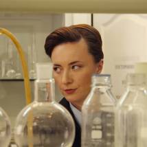Ксения Дементьева на съемках сериала "Вспышка" (© фото: предоставлено телеканалом НТВ)