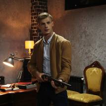 Григорий Некрасов на съемках сериала "Вспышка" (© фото: предоставлено телеканалом НТВ)
