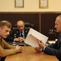 Владимир Литвинов, Григорий Некрасов на съемках сериала "Вспышка" (© фото: предоставлено телеканалом НТВ)