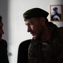Максим Дрозд на съемках сериала "Заповедный спецназ"