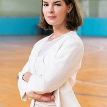 Дарья Урсуляк на съемках сериала "Дылды"