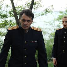 Екатерина Вилкова, Павел Трубинер на съемках фильма "Черное море" (© фото: предоставлено телеканалом "Россия 1")