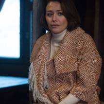 Екатерина Волкова на съемках фильма "Секта"