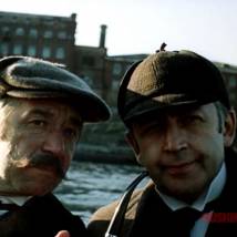 Борислав Брондуков и Василий Ливанов в фильме "Приключения Шерлока Холмса и доктора Ватсона. Сокровища Агры"