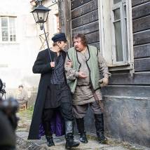 Станислав Дужников, Александр Горбатов на съемках сериала "Угрюм-река" (© фото: Анна Митрохина)