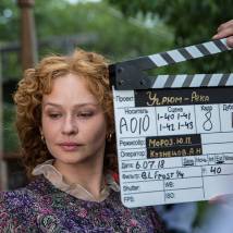 Юлия Пересильд на съемках сериала "Угрюм-река" (© фото: Анна Митрохина)