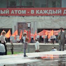 На съемках фильма "Чернобыль"