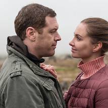 Иван Оганесян, Елена Радевич на съемках сериала "Бухта глубокая"