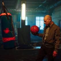 Иван Кокорин на съемках фильма "Три капитана"
