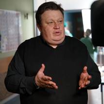 Александр Бондарев на съемках фильма "Доктор Лиза"