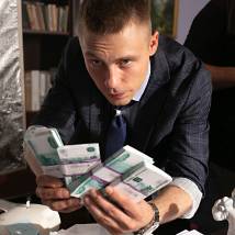 Александр Головин на съемках фильма "Папа закодировался"