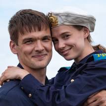 Алексей Коряков на съемках фильма "Невеста комдива"