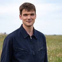 Алексей Коряков на съемках фильма "Невеста комдива"