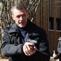 Константин Стрельников на съемках сериала "Канцелярская крыса. Большой передел"