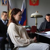 На съемках фильма "Канцелярская крыса. Большой передел"