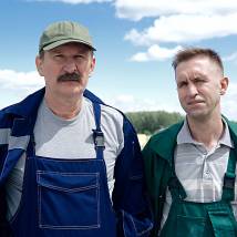 Федор Добронравов, Иван Добронравов на съемках фильма "От печали до радости"