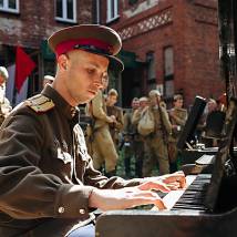 На съемках фильма "По законам военного времени. Победа!"