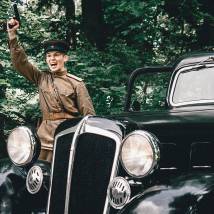 На съемках фильма "По законам военного времени. Победа!"