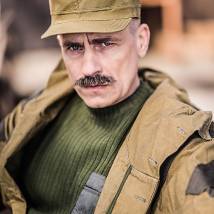 Илья Шакунов на съемках фильма "Северная звезда"