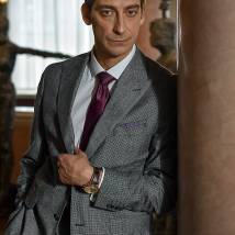 Артем Ткаченко на съемках сериала "Преступление. Второй сезон" (© фото: предоставлено телеканалом "Россия 1")