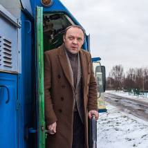 Виталий Кищенко на съемках сериала "Преступление. Второй сезон" (© фото: предоставлено телеканалом "Россия 1")