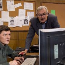 Юрий Стоянов, Руслан Ягудин на съемках сериала "Марлен" (© фото: предоставлено телеканалом НТВ)