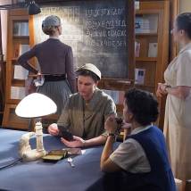Марьяна Спивак на съемках сериала "Шифр. Второй сезон" (© фото: предоставлено Первым каналом)