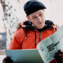 Антон Шагин на съемках фильма "Комета Галлея" (© фото: предоставлено кинокомпанией MEGOGO Studios)