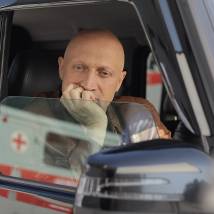Гоша Куценко на съемках сериала "Скорая помощь 3" (© фото: предоставлено телеканалом НТВ)