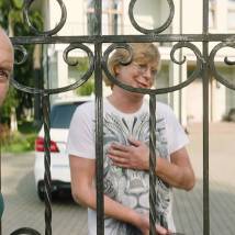 Сергей Бурунов, Андрей Григорьев-Апполонов в фильме "Родные"