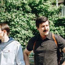 Александр Устюгов на съемках сериала "Охота на певицу" (© фото: предоставлено телеканалом НТВ)