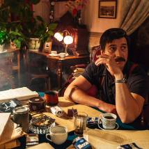 Александр Устюгов на съемках сериала "Охота на певицу" (© фото: предоставлено телеканалом НТВ)