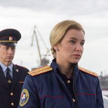 Екатерина Рокотова на съемках сериала "Невский. Охота на Архитектора" (© фото: предоставлено телеканалом НТВ)