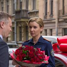 Екатерина Рокотова на съемках сериала "Невский. Охота на Архитектора" (© фото: предоставлено телеканалом НТВ)