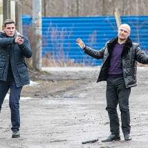 Дмитрий Паламарчук на съемках сериала "Реализация 2" (© фото: предоставлено телеканалом НТВ)