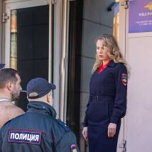 Оксана Скакун на съемках сериала "Реализация 2" (© фото: предоставлено телеканалом НТВ)