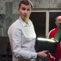 Николай Наумов на съемках фильма "Реальные пацаны против зомби" (© фото: предоставлено телеканалом ТВ-3)