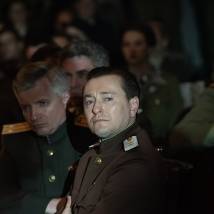Сергей Безруков на съемках фильма "Нюрнберг" (© фото: предоставлено телеканалом НТВ)