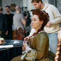 Агриппина Стеклова на съемках сериала "Елизавета" (© фото: предоставлено телеканалом "Россия 1")